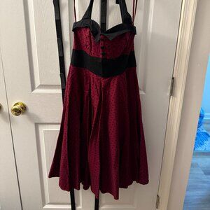 Retro Polka Dot Dress